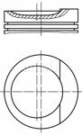 Поршень двигателя. Арт. 0348400 (MAHLE)